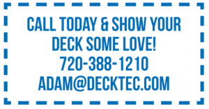Schedule Your Deck Service Today, Call Now!